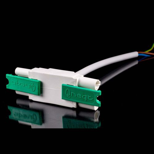 Встроенный розетка и разъем - Q-Tplug  - Müller Plastik GmbH - 3 полюса / вставной / с блокировкой