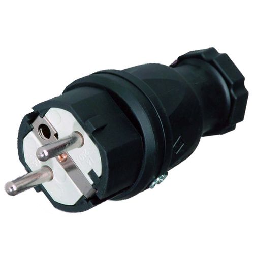 Розетка и разъем IP44 - 9016 000, 9027000 - Müller Plastik GmbH - прочный / 2 полюса / с заземлением