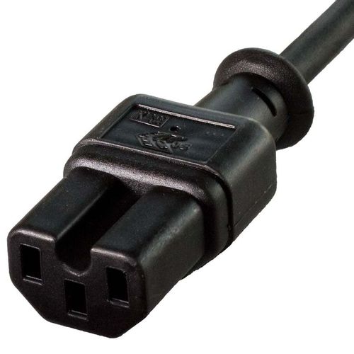 Соединитель розетка - W7A-1 C15 - Müller Plastik GmbH - для источника электропитания / литой / прямой