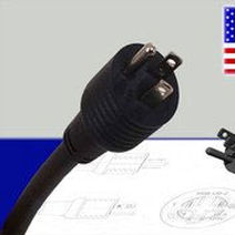 Разъем NEMA - M09US-Z - Müller Plastik GmbH - 3 полюса / для автомобиля