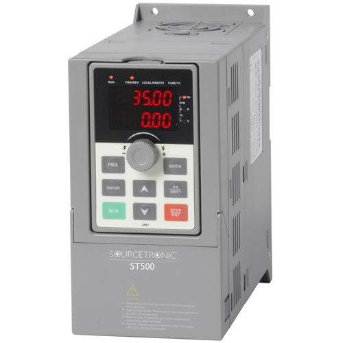 Трехфазовый вариатор частоты - ST500 400V - Sourcetronic GmbH - с цифровым индикатором / Modbus / монтируемый на DIN-рейке