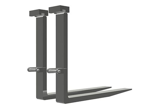 Сельскохозяйственный вилочный захват - VETTER GmbH - для тяжелых транспортных средств / из стали