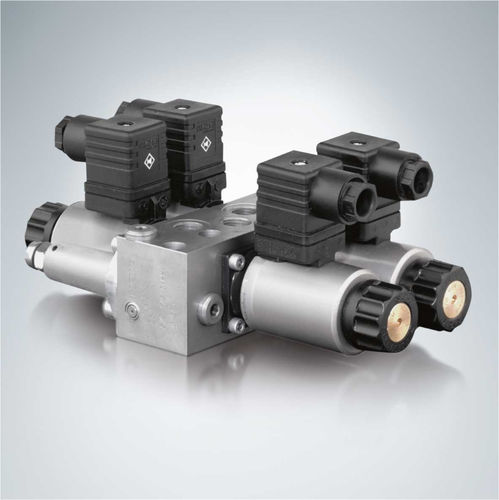 Гидравлический распределитель с выдвижным ящиком - S series - HAWE Hydraulik SE - управление от соленоида / компактный / пропорциональный