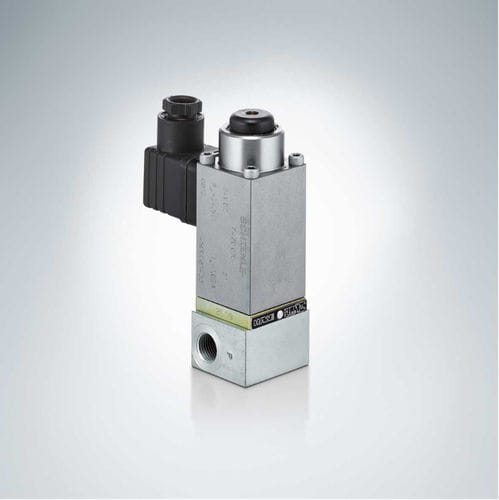 Гидравлический распределитель с заслонкой - W series - HAWE Hydraulik SE - управление от соленоида / 2/2 канала / 3/2 каналов