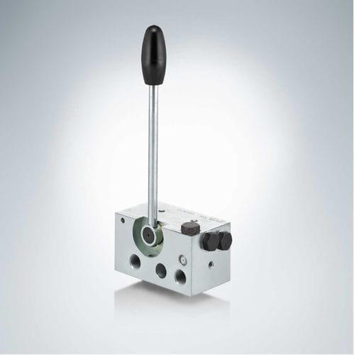 Гидравлический распределитель с заслонкой - VH series - HAWE Hydraulik SE - с рычагом