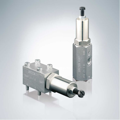 Клапан с гидравлическим приводом - DSV series - HAWE Hydraulik SE - для регуляции / для остановки / для регулировки давления