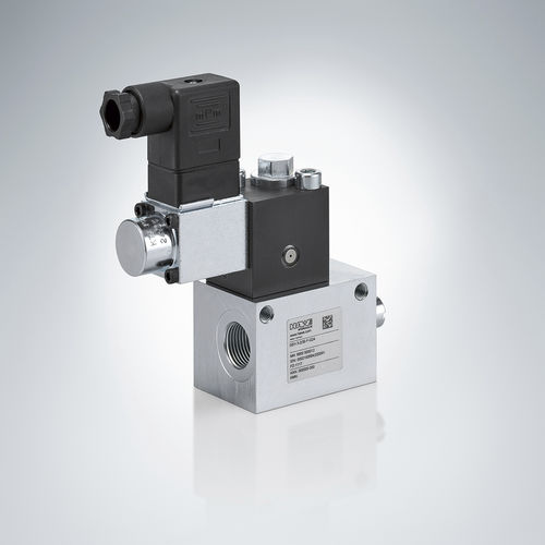 Клапан с электрическим приводом - SE series - HAWE Hydraulik SE - для контроля расхода / для снижения давления / дозирующий