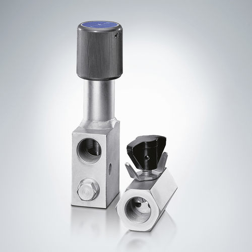Клапан поворотный затвор - AV series - HAWE Hydraulik SE - с гидравлическим приводом / для регуляции / для остановки