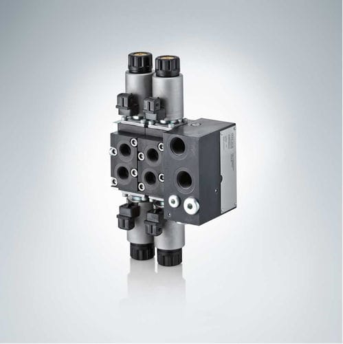 Гидравлический распределитель с выдвижным ящиком - EDL series - HAWE Hydraulik SE - электрогидравлический / компактный / пропорциональный