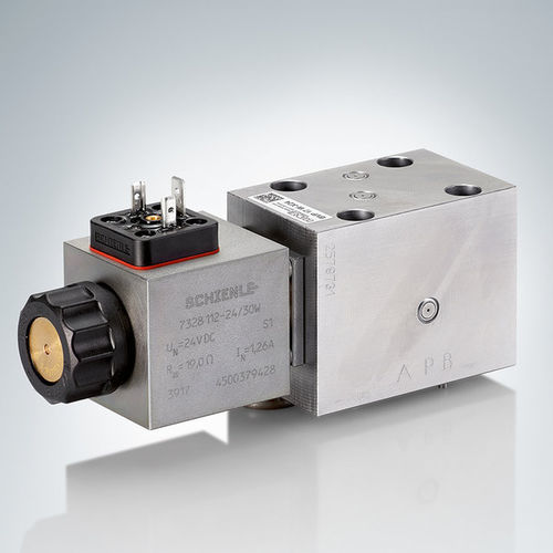 Гидравлический распределитель с заслонкой - BV series - HAWE Hydraulik SE - с прямым приводом / 2/2 канала / 3/2 каналов