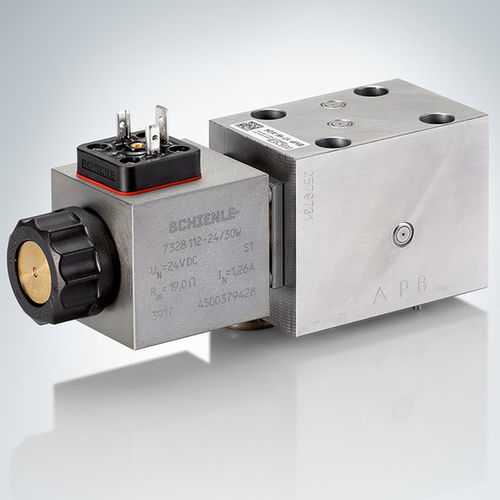 Гидравлический распределитель с заслонкой - NBVP - HAWE Hydraulik SE - управление от соленоида / 4/3 канала / 3/2 каналов
