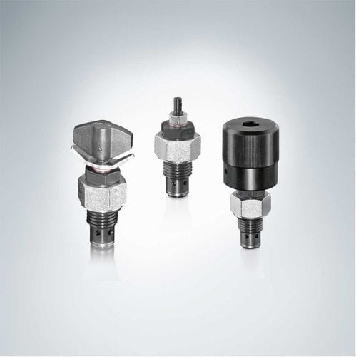 Клапан поворотный затвор - AV series - HAWE Hydraulik SE - с гидравлическим приводом / для регуляции / для остановки