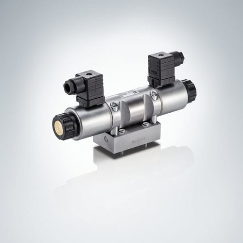 Гидравлический распределитель с вентилем - ROLV - HAWE Hydraulik SE - с гидравлическим приводом / 4/3 канала / 4/2