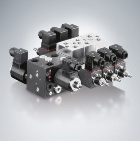 Гидравлический распределитель с выдвижным ящиком - HST  - HAWE Hydraulik SE - с прямым приводом / 2 канала / из стали