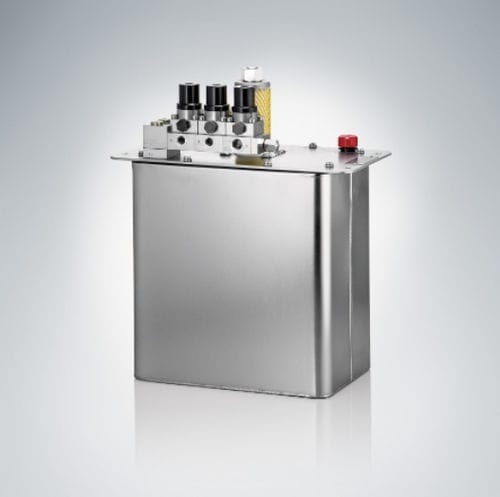 Гидравлический блок с пневматическим двигателем - LP series - HAWE Hydraulik SE - для станка / для строительной площадки