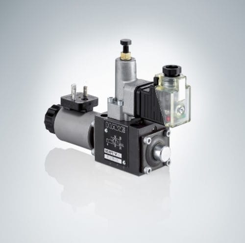 Гидравлический распределитель с выдвижным ящиком - NSWP 2 series - HAWE Hydraulik SE - управление от соленоида / пропорциональный / компактный