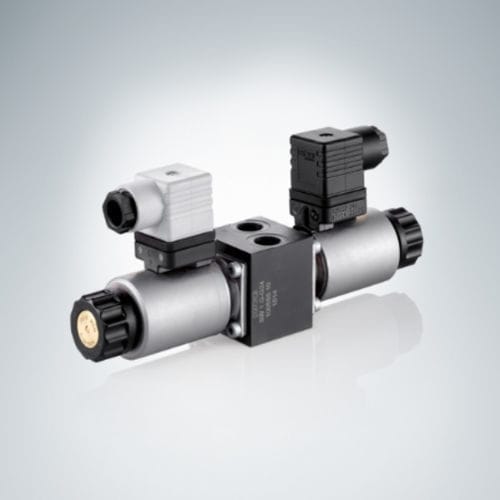 Гидравлический распределитель с выдвижным ящиком - S series - HAWE Hydraulik SE - управление от соленоида / компактный / пропорциональный