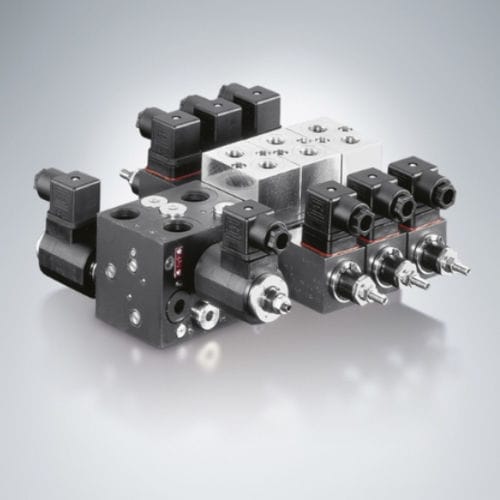Гидравлический распределитель с выдвижным ящиком - HST  - HAWE Hydraulik SE - с прямым приводом / 2 канала / из стали