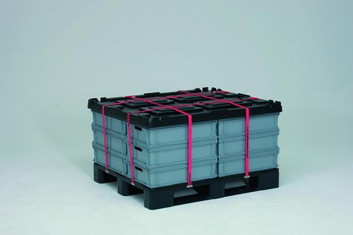 Поддон из пластика - P1210 series - Engels Manutention et Environnement - Евро / для хранения / с крышкой