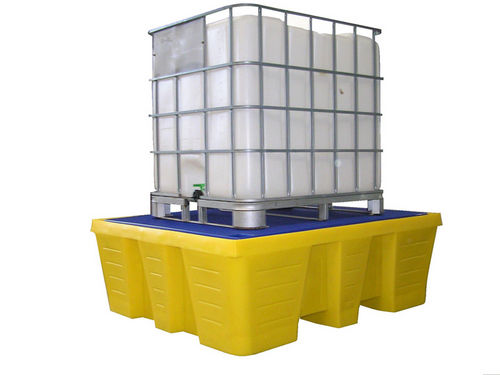 Сборный поддон для контейнера IBC - max. 2 500 x 1 300 x 580 mm | LB series - Engels Manutention et Environnement - из пластика