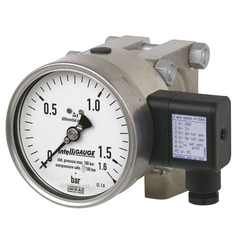 Дифференциальный манометр - DPGT43HP.1 series - WIKA Alexander Wiegand SE & Co. KG - аналоговый / G 1/2 / NPT 1/2