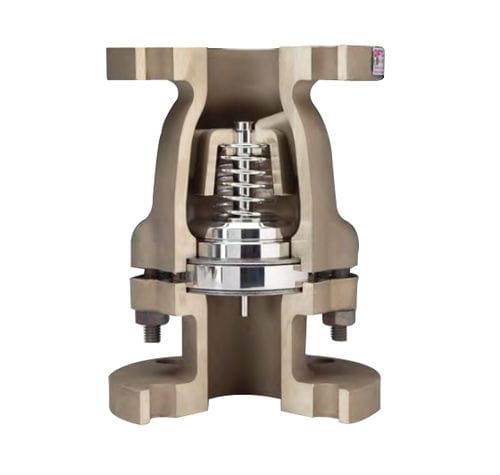 Дисковый предохранительный клапан - Excalibur® NAB - DFT Inc. - для воды / с фланцем / из бронзы