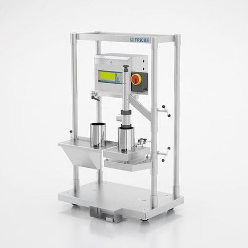 Полуавтоматическая наполнительная машина - EFS 10 - FRICKE Abfülltechnik GmbH & Co. KG - для разного содержимого / шпуля / канистра