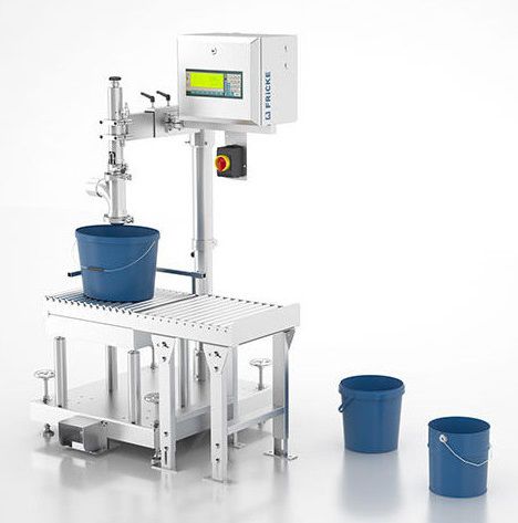 Полуавтоматическая наполнительная машина - EFS 11 - FRICKE Abfülltechnik GmbH & Co. KG - ведра / бидонов / канистра