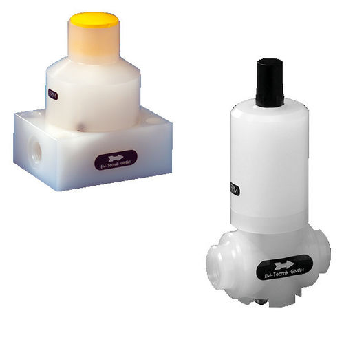 Регулятор давления для воды - 5D - EM-Technik GmbH - для химических продуктов / мембранный / из ПТФЭ