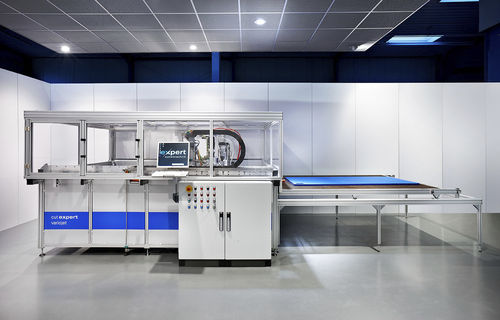 Станок для резки струей чистой воды - cut expert variojet - Expert Systemtechnik GmbH - для пластиковых материалов / для текстиля / для кожи