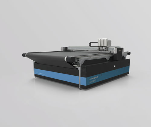 Станок для резки с ножом - cut expert ecocam 2 - Expert Systemtechnik GmbH - для резины / для пены / для ПВХ