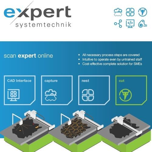 Модуль программного обеспечения для резки - scan expert online - Expert Systemtechnik GmbH - для резального станка / с данными из интернета