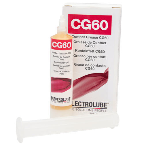 Контактная консистентная смазка - CG60 series - ELECTROLUBE - синтетическая / для пластмасс / для автомобилестроения