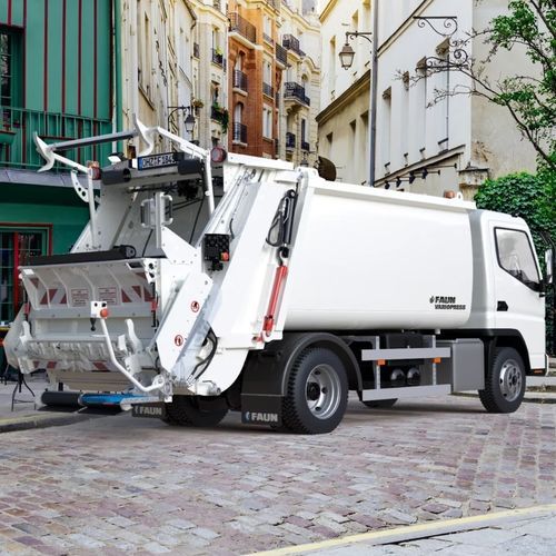Мусоровоз задняя загрузка - VARIOPRESS COMPACT - FAUN Umwelttechnik GmbH & Co. KG - дизельный / электрический / с уплотнителем