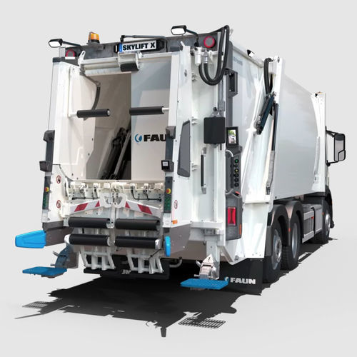 Гидравлический подъемник для бочек - SKYLIFT X - FAUN Umwelttechnik GmbH & Co. KG - автоматический / механический / для удаления пыли