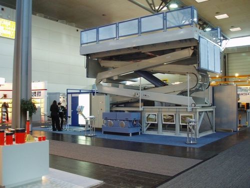 Ножничный подъемный стол - 15.0xxxx series	  - Büter Hebetechnik GmbH - электрический / стационарный / с защитным барьером