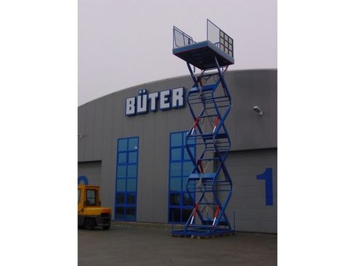 Фиксированный ножничный подъемник - 15.01103	  - Büter Hebetechnik GmbH - гидравлический