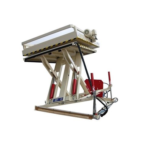 Ножничный подъемный стол - 14.04639 - Büter Hebetechnik GmbH - гидравлический / стационарный / откидной