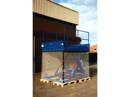 Ножничный подъемный стол - V 40-20 - Büter Hebetechnik GmbH - электрический / стационарный / для погрузочной платформы