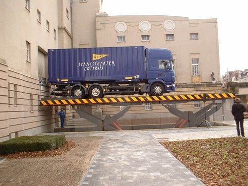 Фиксированный ножничный подъемник - GWH, UHH - Büter Hebetechnik GmbH - гидравлический