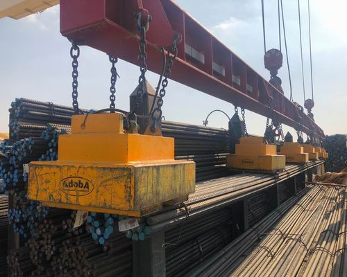 Подъемный электромагнит для погрузно-разгрузочных работ - AdobA GmbH - двухполюсный