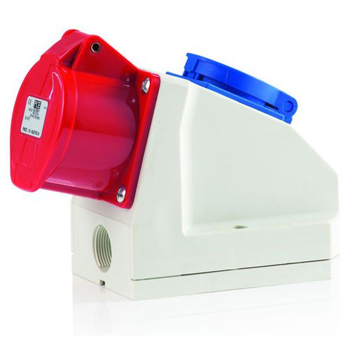 Настенная розетка - 97001 - HEDI GmbH - IP44 / стандарта CEE 7/4 / CEE