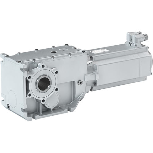 Синхронный сервомоторедуктор - g500-B + MCS - Lenze SE - с конической передачей / ортогональный / с полым валом
