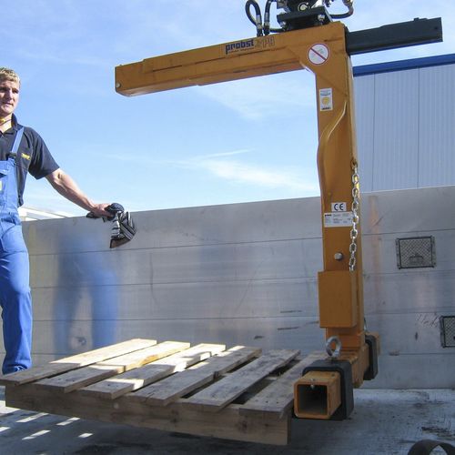 Регулируемый вилочный захват - PGH-K series - Probst GmbH - для вилочного погрузчика / для подъемного крана / для строительных материалов