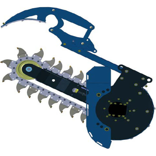 Цепной шпонострогальный станок - MT600 - Auger Torque Europe Ltd. - для гидравлического экскаватора / для компактного погрузчика