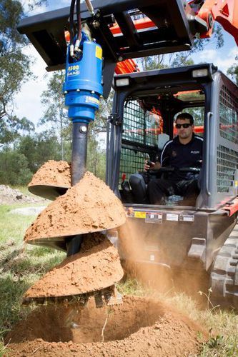 Бур для компактных погрузчиков - S4 series - Auger Torque Europe Ltd. - для экскаватора
