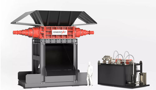 Измельчитель с 2 валами - MSB-H series - ENERPAT AMERICA - металлический / для интенсивного использования / с гидравлическим приводом
