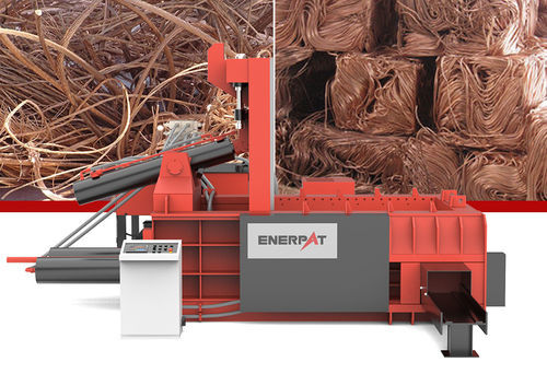 Упаковочный пресс для металлолома - AMB-L series - ENERPAT AMERICA - для алюминия / для меди / для легковых автомобилей