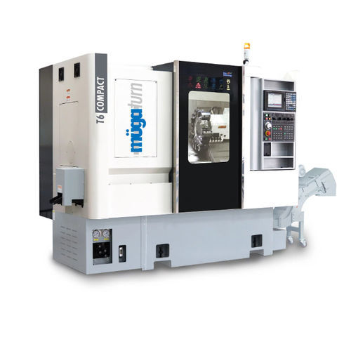 Токарный станок ЧПУ - T6 - Müga Werkzeugmaschinen GmbH - 12 инструментов / для длинных деталей / высокой точности