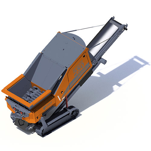 Первичный измельчитель - IMPAKTOR 250 evo II - ARJES - Recycling Innovation - двухвальный / для отходов / подвижный